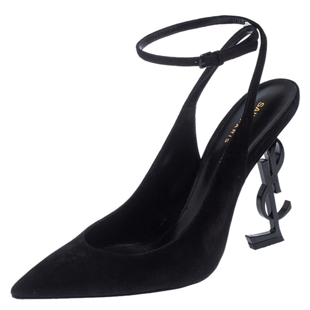 YSL Opyum Suede Pumps